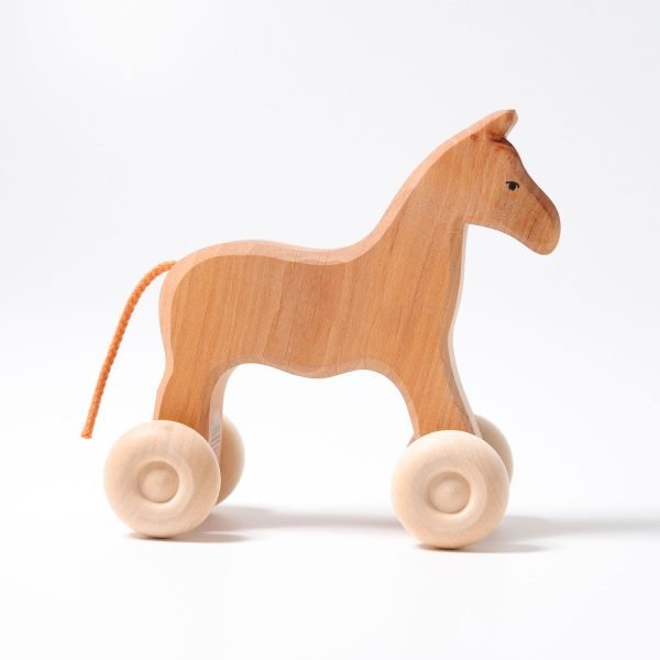 Cavallo di legno su ruote Grimm's