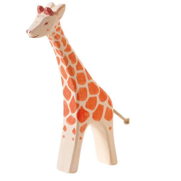 Figura legno giraffa grande che corre - Ostheimer