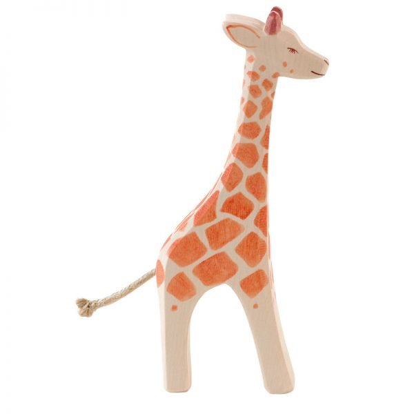 Figura legno giraffa grande in piedi - Ostheimer