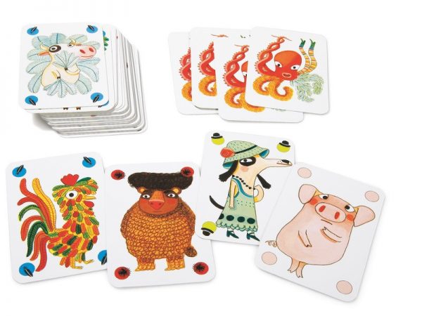 Gioco carte Pipolo vince chi meglio bleffa Djeco