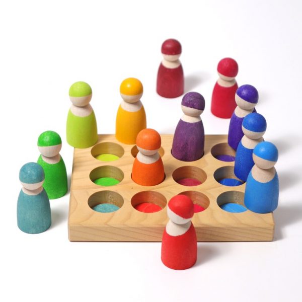 Gioco tavoletta associazione colori primari Grimm's