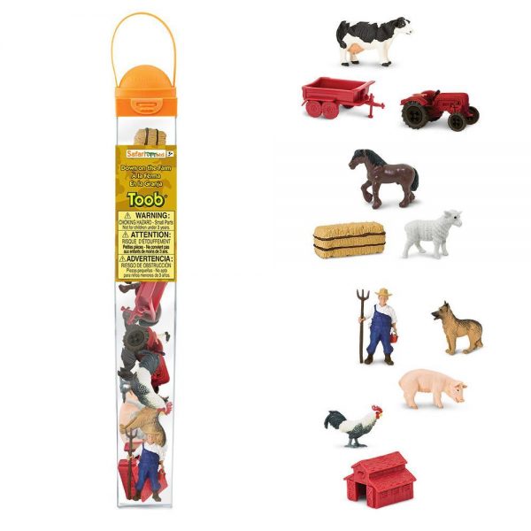 Set 11 miniature vita nella fattoria TOOB® Safari LTD