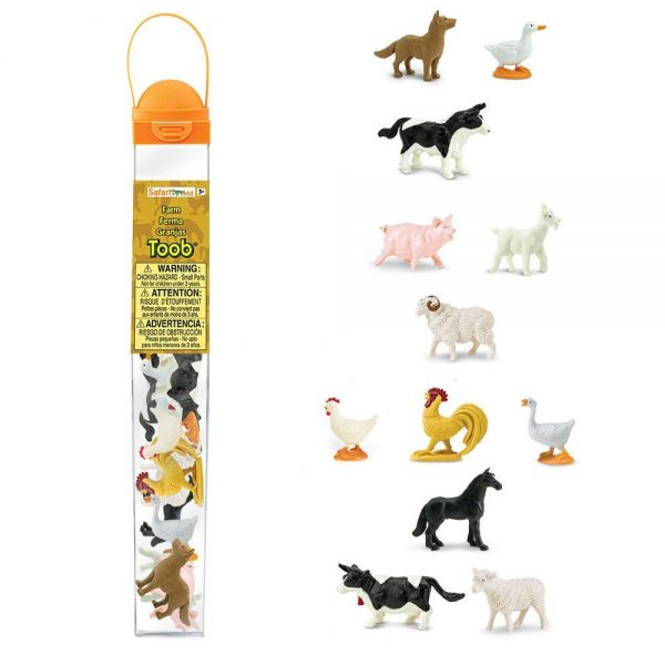 Set 12 miniature animali Farm TOOB® Safari LTD