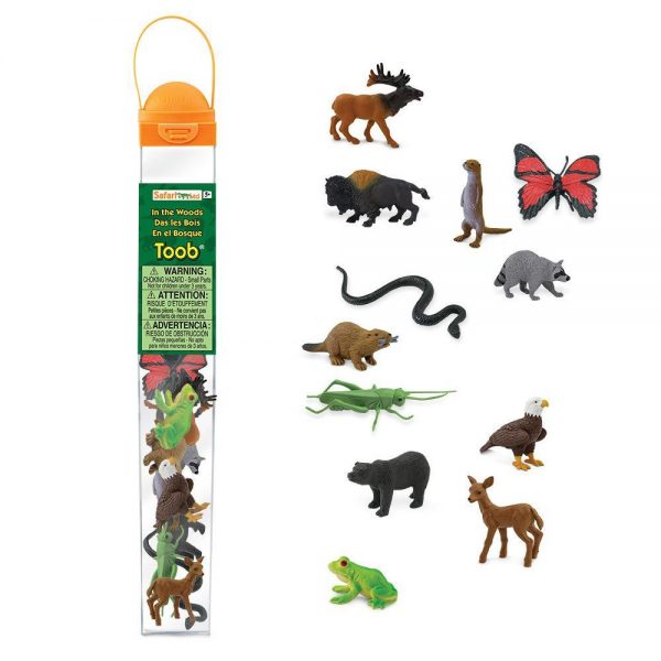 Set 12 miniature animali in the Wood TOOB® Safari LTD