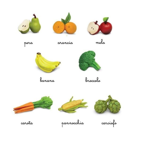 Set 8 miniature frutta e verdura TOOB® Safari LTD