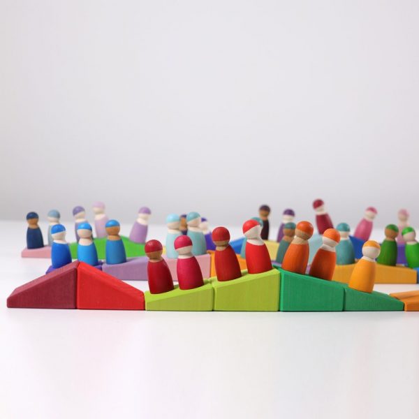 Set costruzioni rainbow Sloping Blocks Grimm's