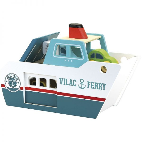 Vilacity set ferry boat + 3 macchinine Vilac