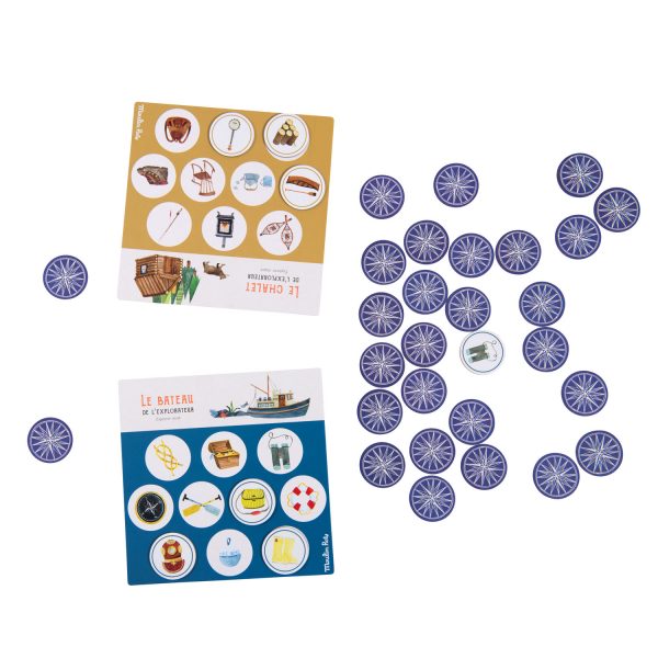 Gioco del osservazione e memoria Esploratore Le Jardin Moulin Roty