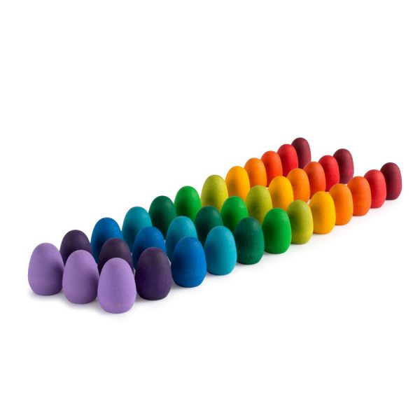 Mandala Rainbow eggs Waldorf Grapat