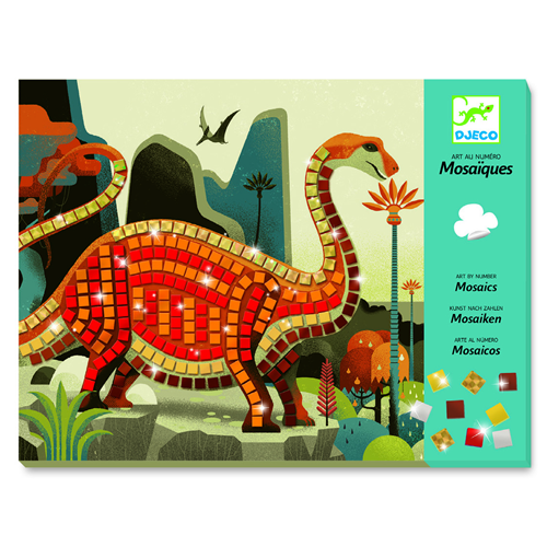 Set artistico Mosaico Dinosauri Djeco