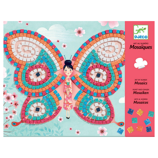 Set artistico Mosaico Farfalle Djeco