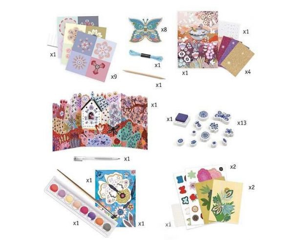 Set artistico multiattività Fiori Djeco