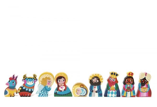 Nativity Set in legno Petit Monkey