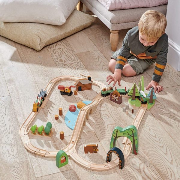 Set gioco Trenino Wild Pines Forest Tender Leaf