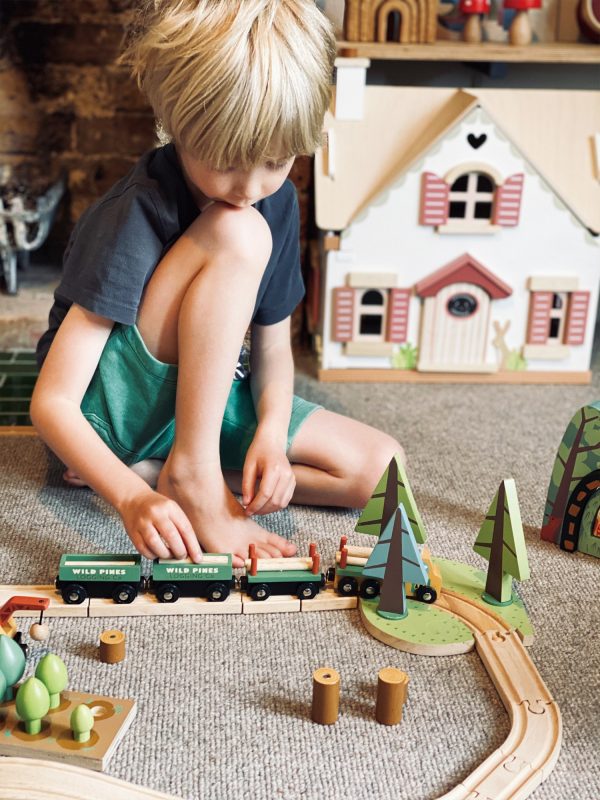 Set gioco Trenino Wild Pines Forest Tender Leaf