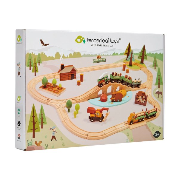 Set gioco Trenino Wild Pines Forest Tender Leaf