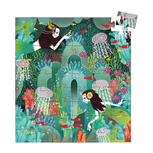 Puzzle Silhouette Aquatic paradise 54 pezzi Djeco