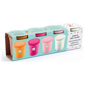 Set 4 barattoli pasta modellabile sweet Djeco