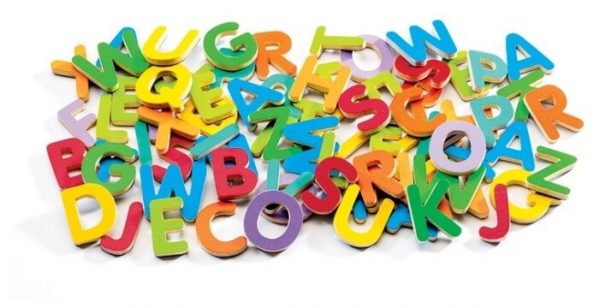 Set lettere magnetiche alfabeto in scatola Djeco