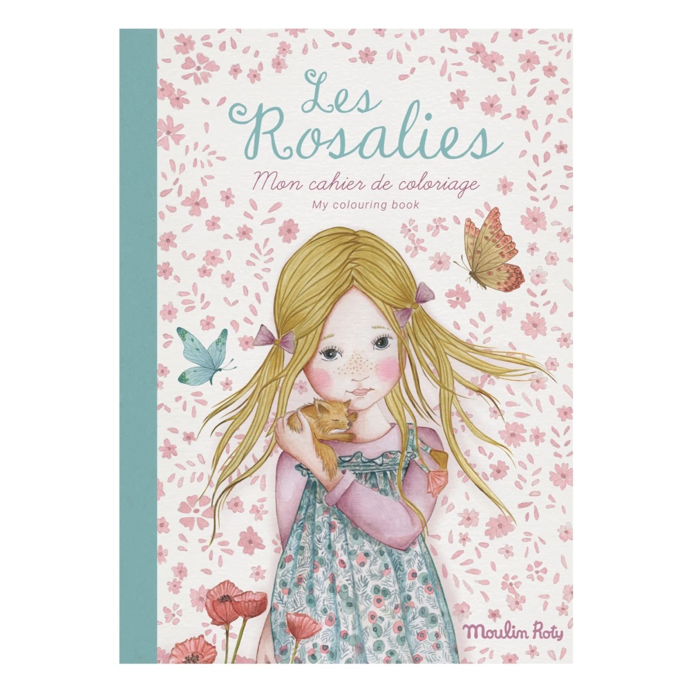 Quaderno da colorare Les Rosalies Moulin Roty - Babookidsdesign