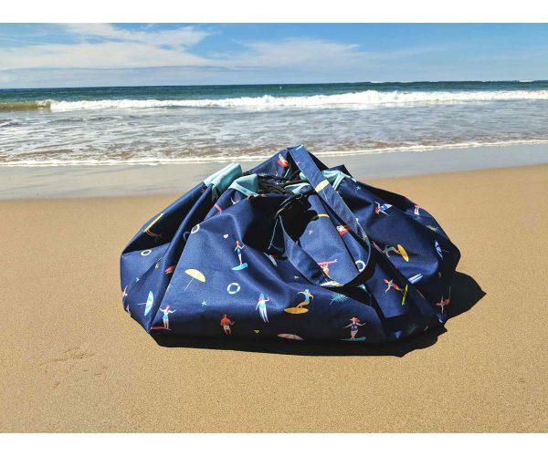 Sacco impermeabile porta giochi e tappeto 2 in 1 Surf Play&go