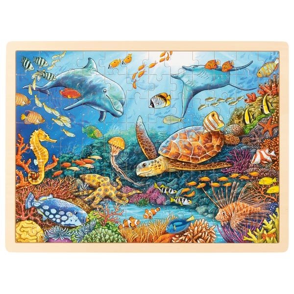 Puzzle legno Barriera corallina Goki