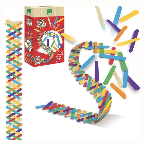Set listelli Leonardo Stick boom 200 pezzi Vilac