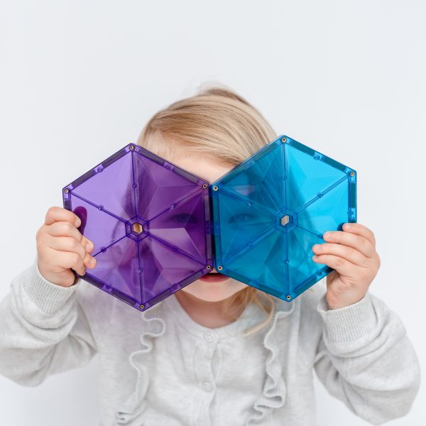 Connetix tiles costruzioni magnetiche 30 Pezzi Geometry Pack