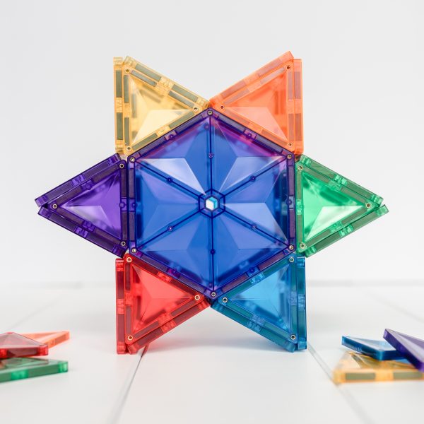 Connetix tiles costruzioni magnetiche 30 Pezzi Geometry Pack