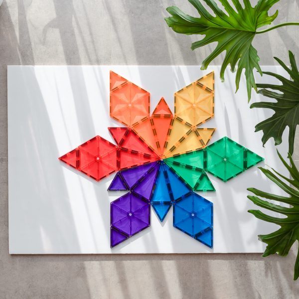 Connetix tiles costruzioni magnetiche 30 Pezzi Geometry Pack