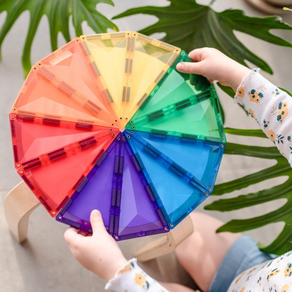 Connetix tiles costruzioni magnetiche 30 Pezzi Geometry Pack