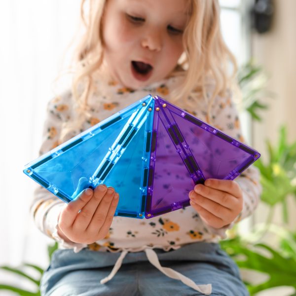 Connetix tiles costruzioni magnetiche 30 Pezzi Geometry Pack