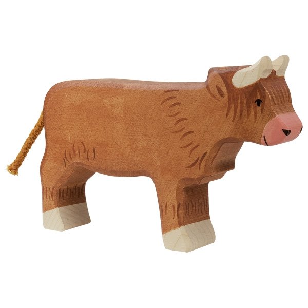 Figura legno Higland Cattle - Holztiger