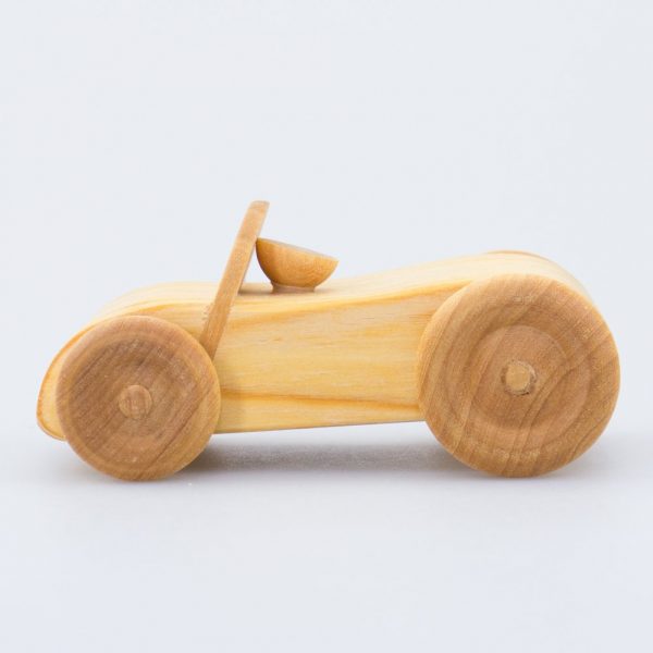 Mini auto cabrio legno massello Drei Blatter