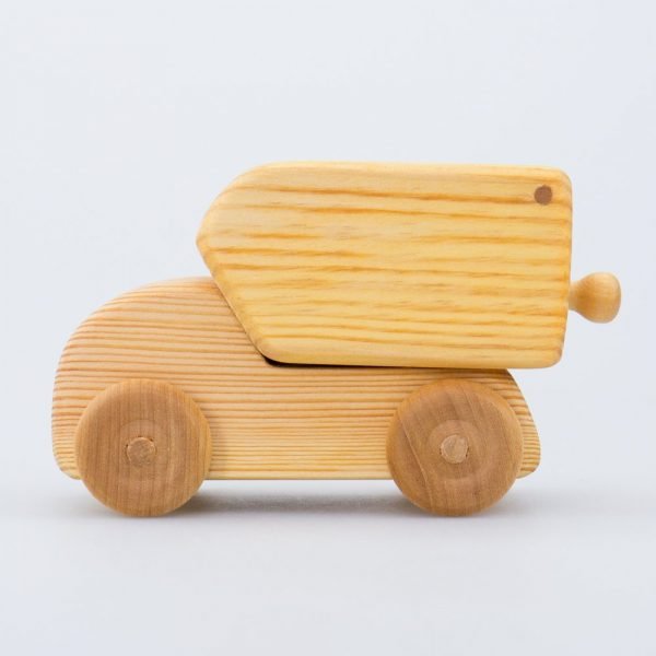 Mini auto furgoncino legno massello Drei Blatter