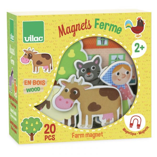Set 20 magneti fattoria Vilac