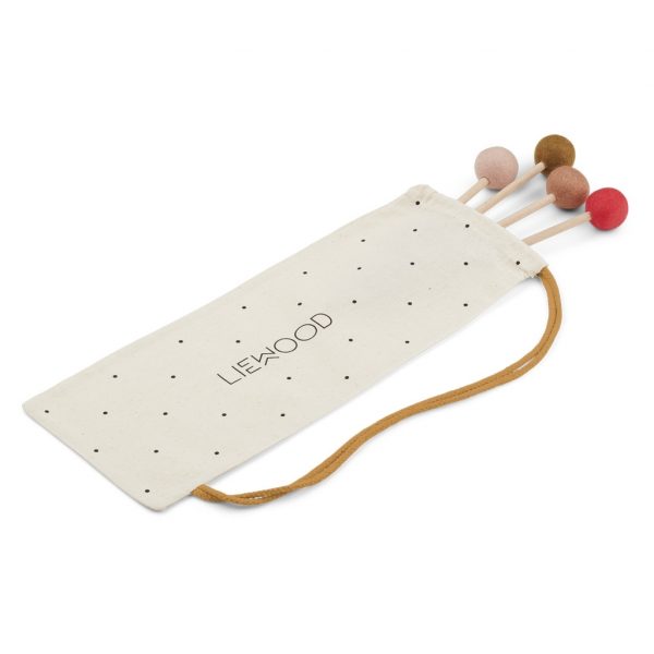 Gioco arco + 4 frecce e borsa rosa LIEWOOD