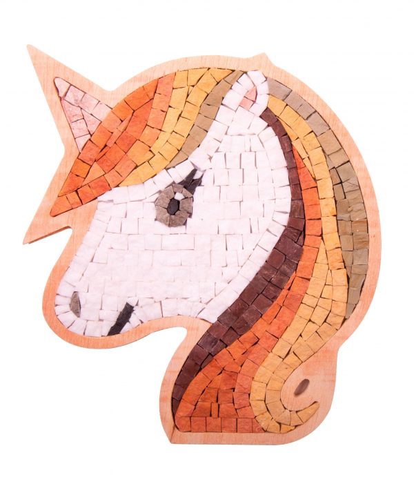 Kit per mosaico in pietra Unicorno MosaicBox