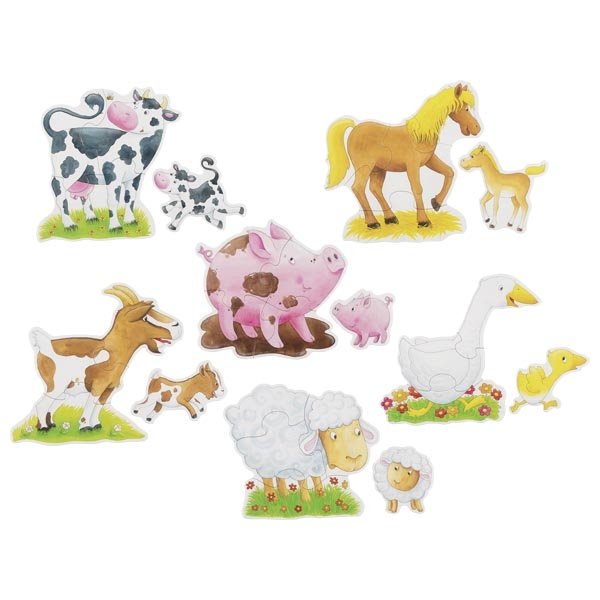 Set di puzzle animali della fattoria Gok