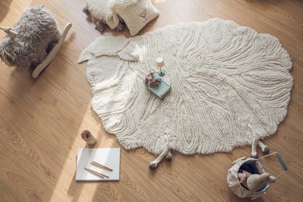 Tappeto Woolable Rug Pink Nose Sheep Lorena Canals