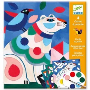 Set artistico Carte da colorare Le bestiaire Djeco