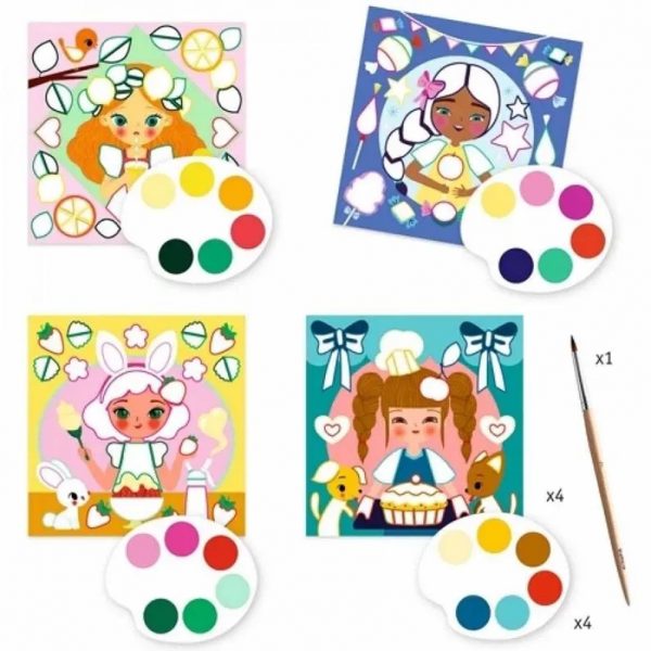 Set artistico Carte da colorare Le gouter Djeco