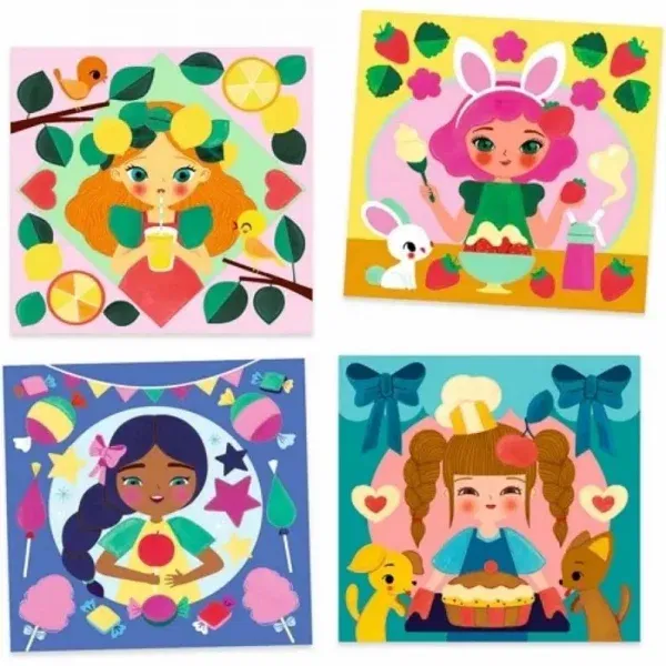 Set artistico Carte da colorare Le gouter Djeco