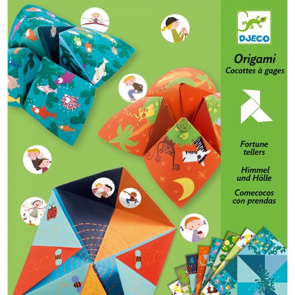 Set artistico Carte gioco origami indovino animali Djeco