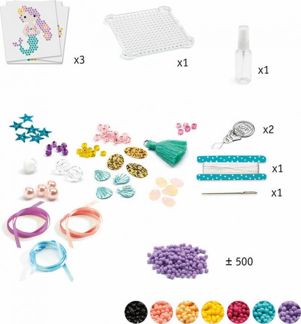 Set artistico Sea charm perline Djeco