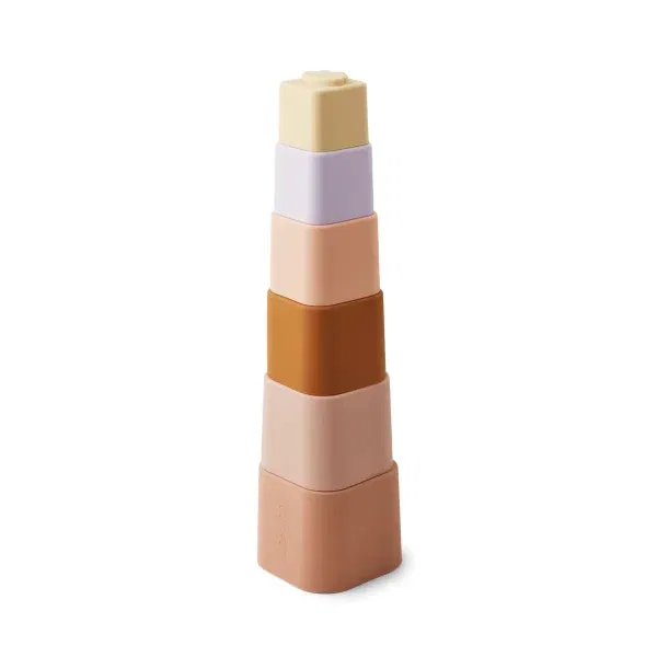 Cubi impilabili silicone Zuzu rose LIEWOOD