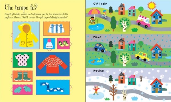 Il tempo e le stagioni - Libri con alette Usborne