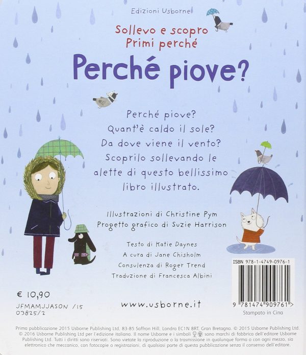 Perché piove? libro con alette Usborne