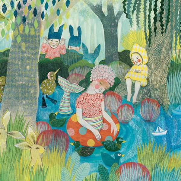 Puzzle Gallery River party 350 pezzi Djeco