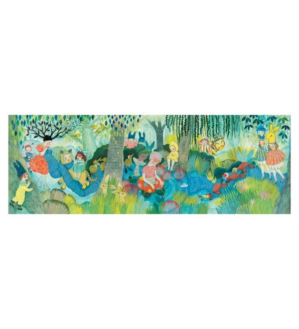 Puzzle Gallery River party 350 pezzi Djeco